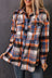 Plaid Button-Front Peplum Shirt king-general-store-5710.myshopify.com