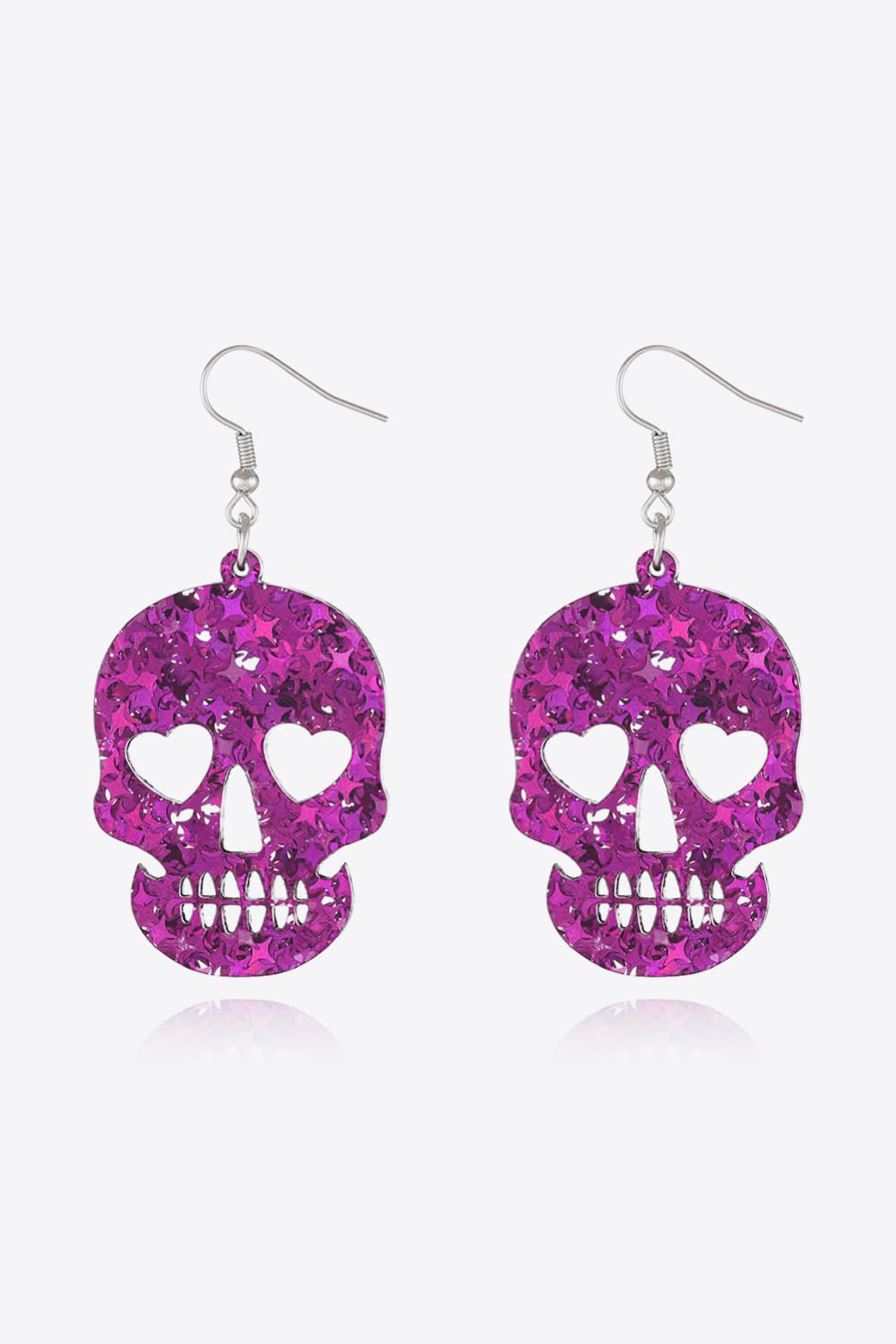 Acrylic Skull Drop Earrings - Kings Crown Jewel Boutique