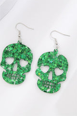 Acrylic Skull Drop Earrings - Kings Crown Jewel Boutique