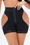 Full Size Cutout Hook-and-Eye Shaping Shorts king-general-store-5710.myshopify.com