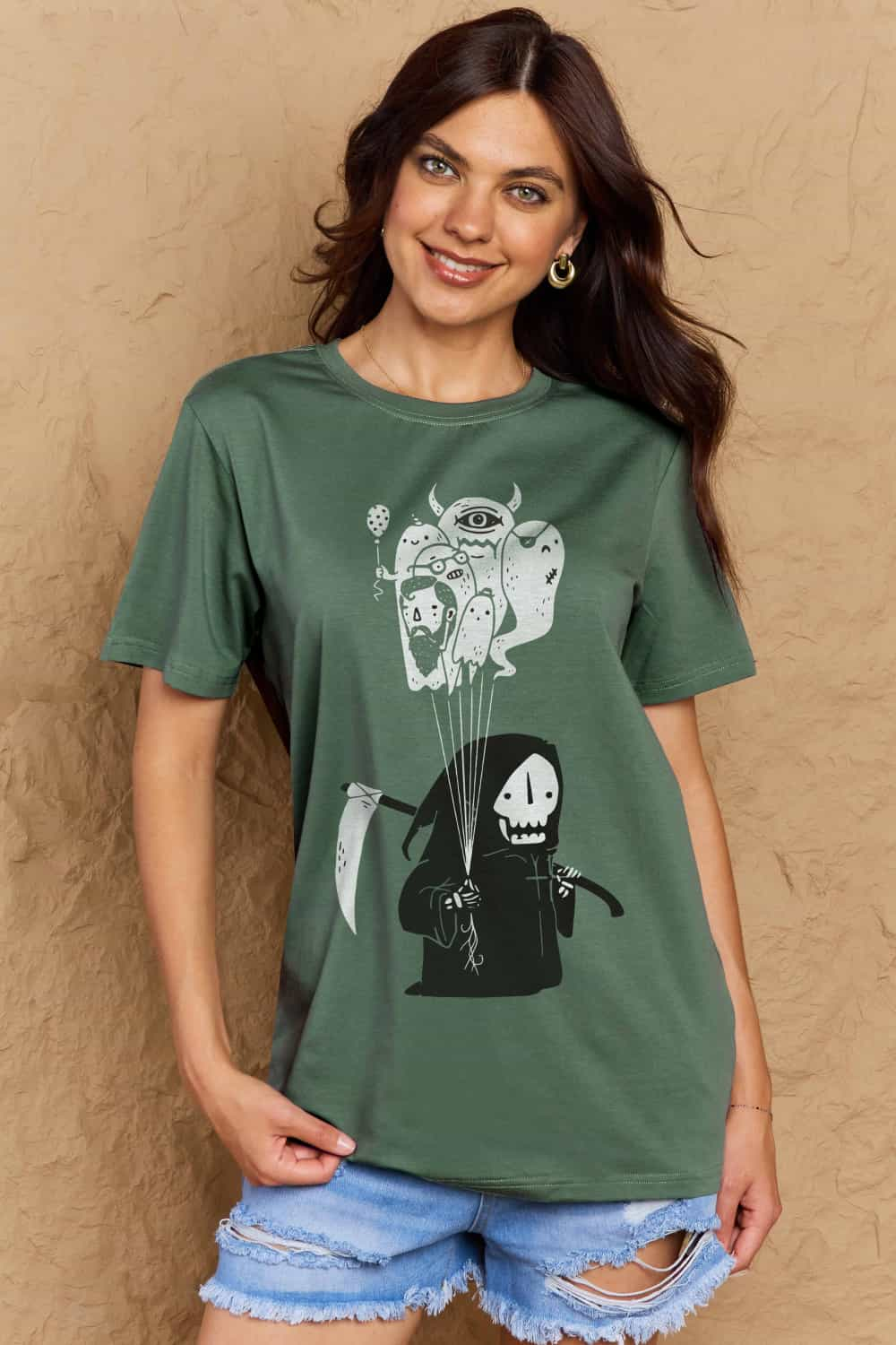 Simply Love Full Size Death Graphic T-Shirt king-general-store-5710.myshopify.com