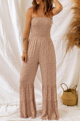 Floral Spaghetti Strap Smocked Wide Leg Jumpsuit king-general-store-5710.myshopify.com