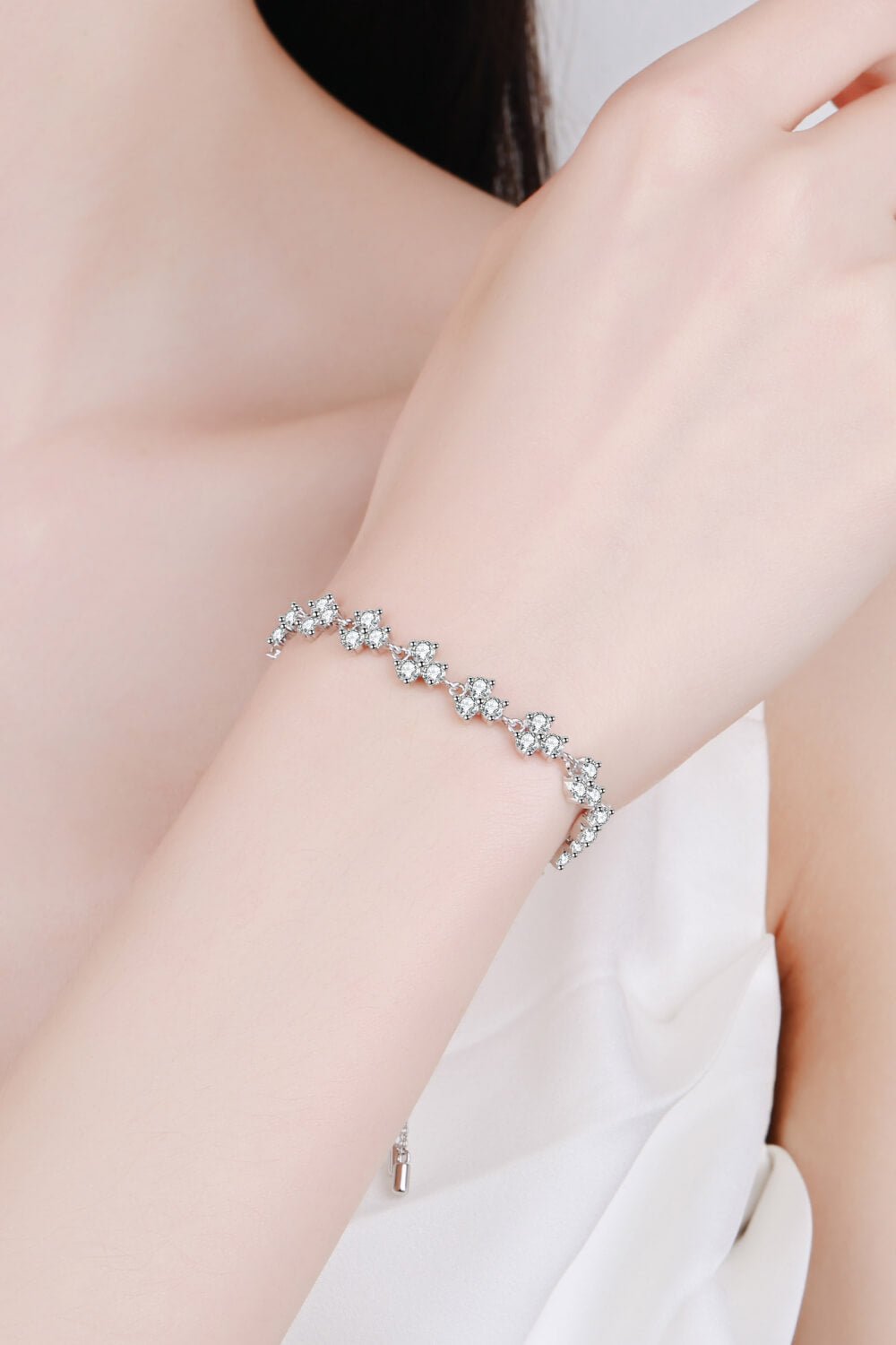 Adjustable Moissanite Bracelet - Kings Crown Jewel Boutique