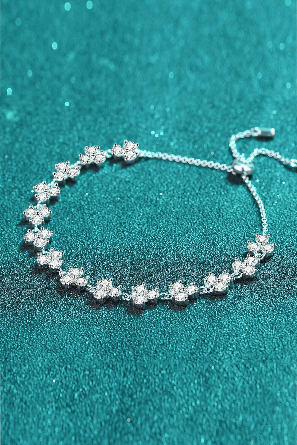 Adjustable Moissanite Bracelet - Kings Crown Jewel Boutique