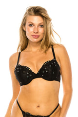 Adjustable Non Removable Straps in Black - Kings Crown Jewel Boutique