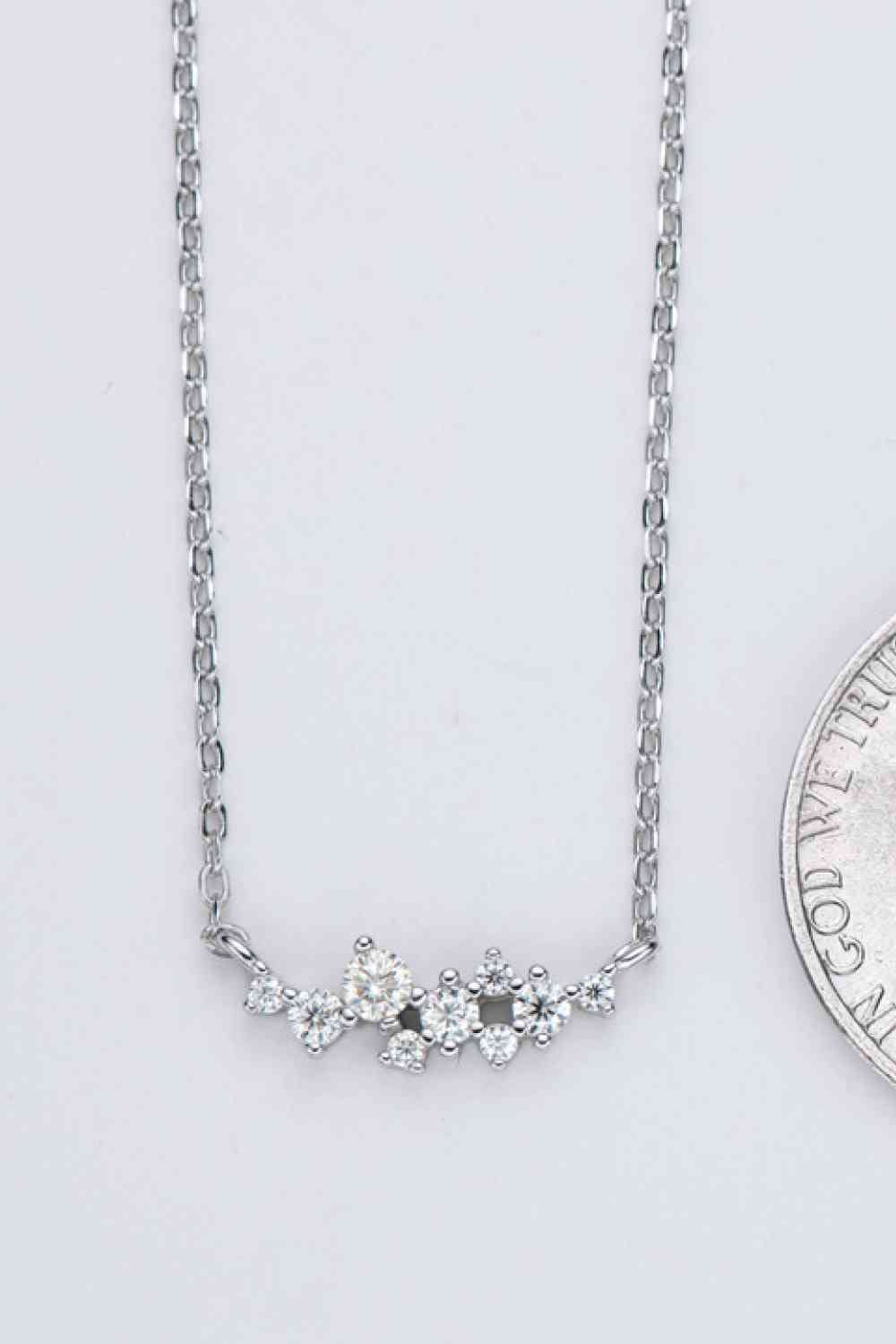 Adored Get A Move On Moissanite Pendant Chain Necklace - Kings Crown Jewel Boutique