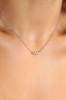 Adored Get A Move On Moissanite Pendant Chain Necklace - Kings Crown Jewel Boutique