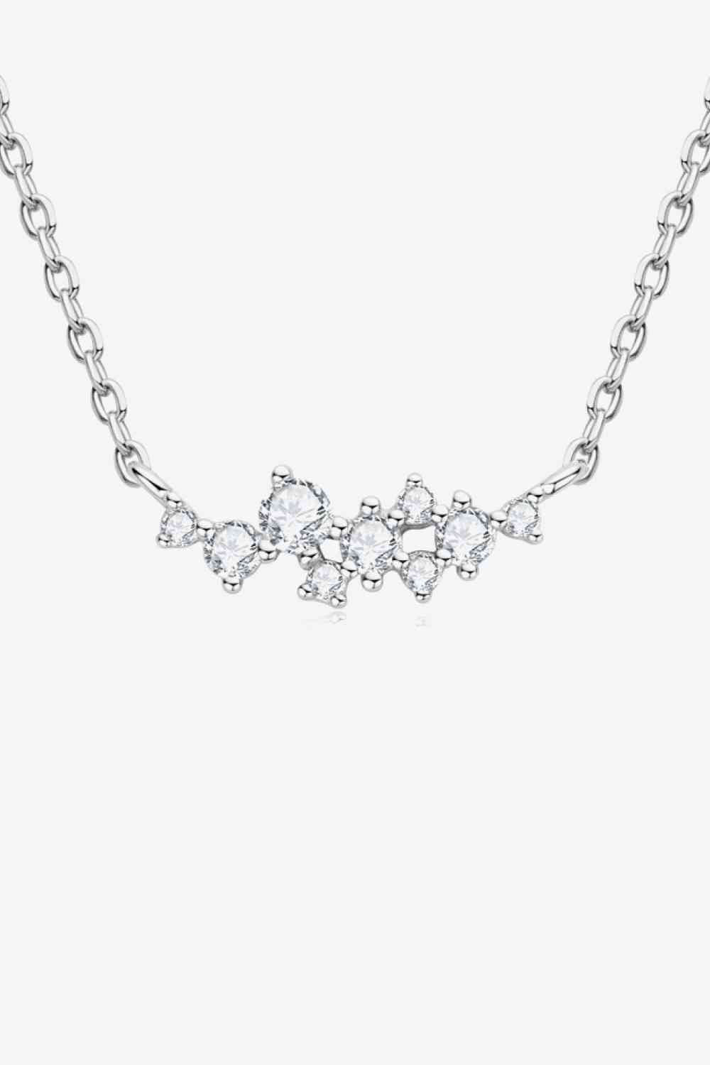 Adored Get A Move On Moissanite Pendant Chain Necklace - Kings Crown Jewel Boutique
