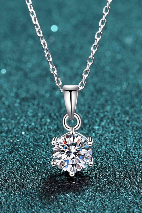 Adored Get What You Need Moissanite Pendant Necklace - Kings Crown Jewel Boutique