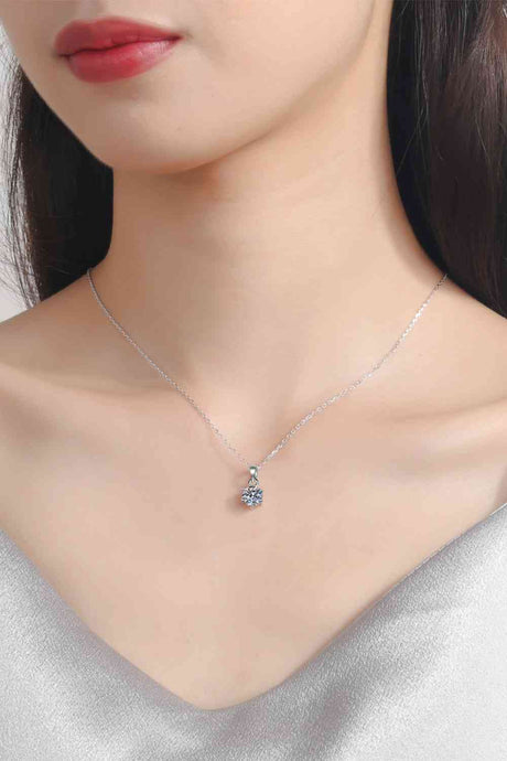 Adored Get What You Need Moissanite Pendant Necklace - Kings Crown Jewel Boutique