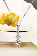 Adored Keep You There Multi-Moissanite Pendant Necklace - Kings Crown Jewel Boutique