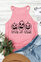 TRICK OR TREAT Graphic Tank Top king-general-store-5710.myshopify.com