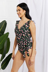 Marina West Swim Full Size Float On Ruffle Faux Wrap One-Piece in Floral king-general-store-5710.myshopify.com