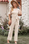 Full Size Tie Waist Straight Leg Jumpsuit king-general-store-5710.myshopify.com