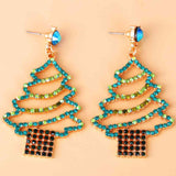 Rhinestone Alloy Christmas Tree Earrings king-general-store-5710.myshopify.com