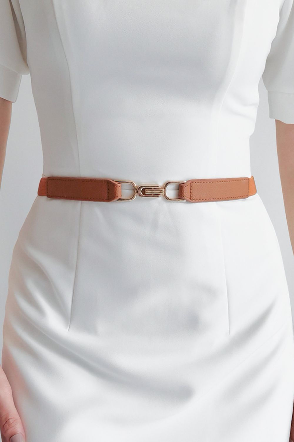 Alloy Buckle Elastic Belt - Kings Crown Jewel Boutique