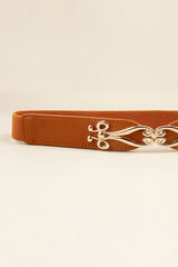 Alloy Buckle Elastic Belt - Kings Crown Jewel Boutique