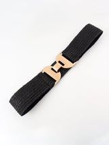 Alloy Buckle Elastic Belt - Kings Crown Jewel Boutique