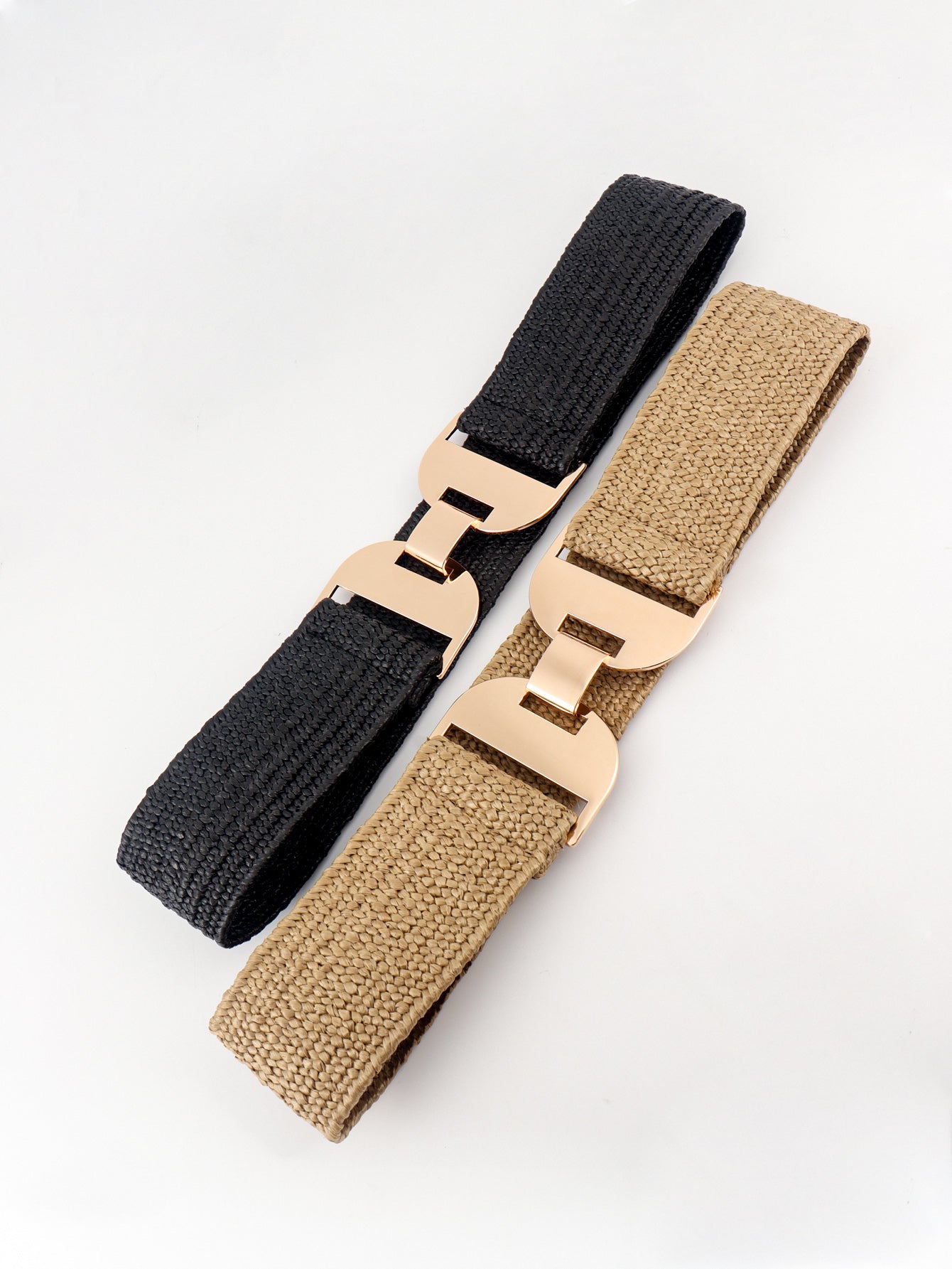 Alloy Buckle Elastic Belt - Kings Crown Jewel Boutique