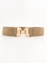 Alloy Buckle Elastic Belt - Kings Crown Jewel Boutique