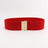 Alloy Buckle Elastic Belt - Kings Crown Jewel Boutique