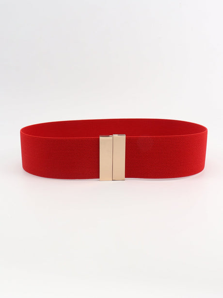 Alloy Buckle Elastic Belt - Kings Crown Jewel Boutique