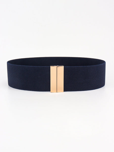 Alloy Buckle Elastic Belt - Kings Crown Jewel Boutique