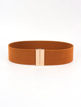 Alloy Buckle Elastic Belt - Kings Crown Jewel Boutique