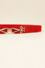 Alloy Buckle Elastic Belt - Kings Crown Jewel Boutique