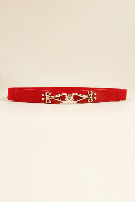 Alloy Buckle Elastic Belt - Kings Crown Jewel Boutique