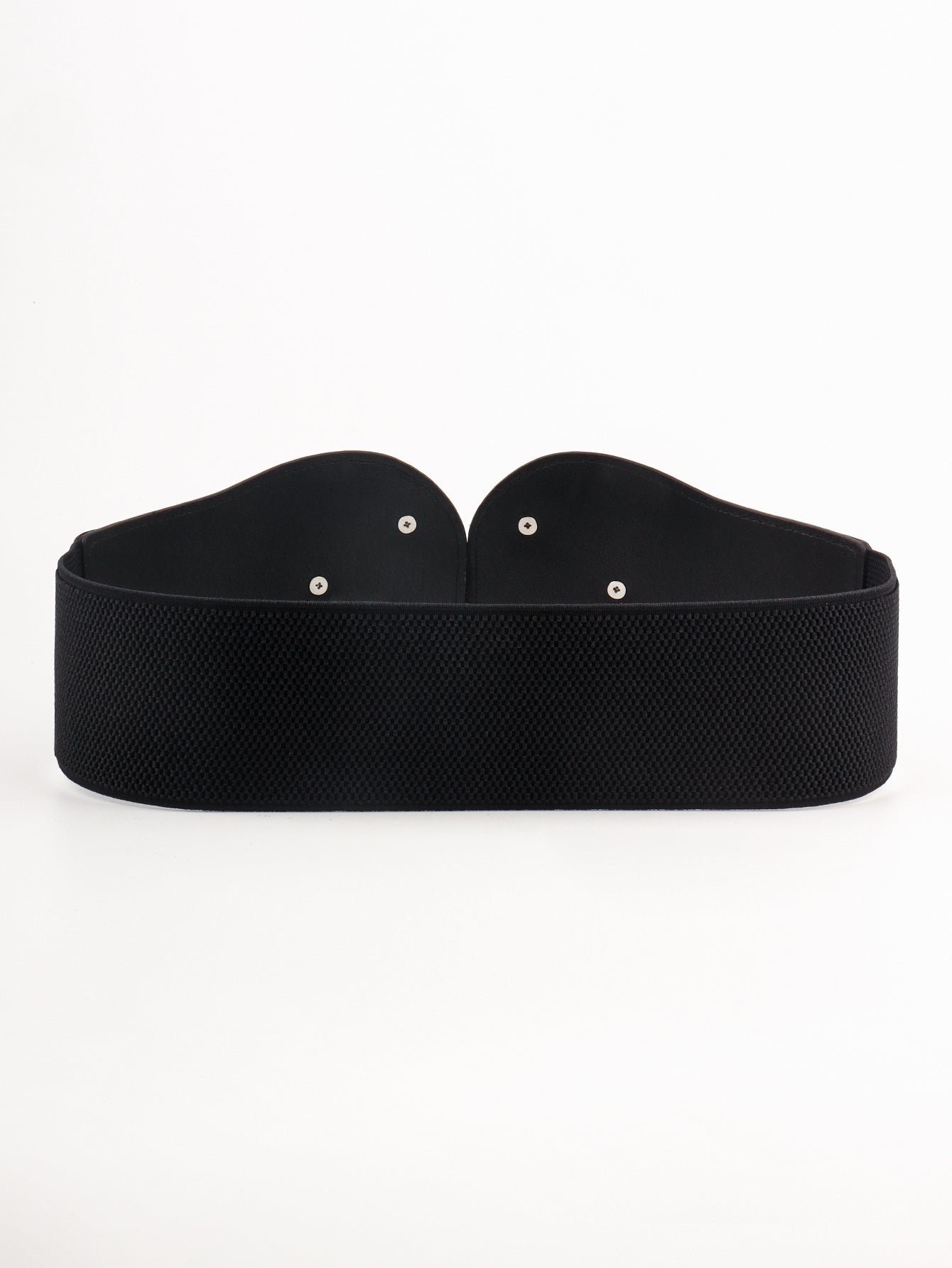 Alloy Buckle Elastic PU Belt - Kings Crown Jewel Boutique