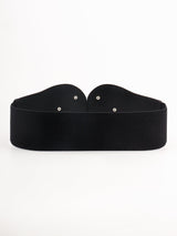 Alloy Buckle Elastic PU Belt - Kings Crown Jewel Boutique