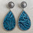 Alloy Teardrop Earrings - Kings Crown Jewel Boutique