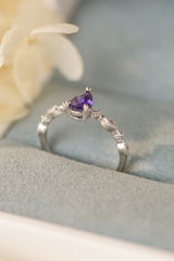 Amethyst 925 Sterling Silver Ring - Kings Crown Jewel Boutique