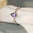 Amethyst 925 Sterling Silver Ring - Kings Crown Jewel Boutique