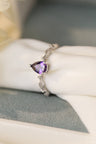 Amethyst 925 Sterling Silver Ring - Kings Crown Jewel Boutique