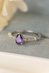 Amethyst 925 Sterling Silver Ring - Kings Crown Jewel Boutique