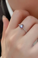 Amethyst 925 Sterling Silver Ring - Kings Crown Jewel Boutique