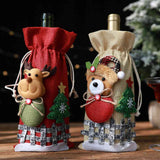 Assorted 2-Piece Christmas Doll Wine Bottle Covers - Kings Crown Jewel Boutique