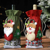 Assorted 2-Piece Christmas Doll Wine Bottle Covers - Kings Crown Jewel Boutique