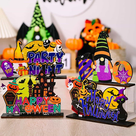 Assorted 2-Piece Halloween Element Ornaments - Kings Crown Jewel Boutique