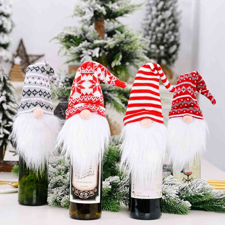 Assorted 2-Piece Wine Bottle Covers - Kings Crown Jewel Boutique