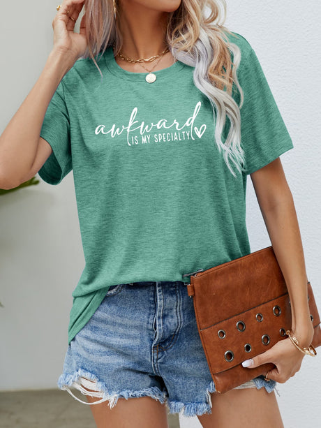 AWKWARD IS MY SPECIALTY Graphic Tee - Kings Crown Jewel Boutique