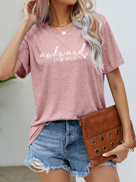 AWKWARD IS MY SPECIALTY Graphic Tee - Kings Crown Jewel Boutique