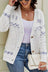 Printed V-Neck Buttoned Cardigan king-general-store-5710.myshopify.com