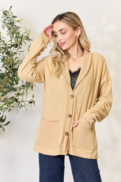 Heimish Full Size Button Up Long Sleeve Cardigan king-general-store-5710.myshopify.com