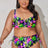 Plus Size Printed Drawstring Detail Bikini Set king-general-store-5710.myshopify.com