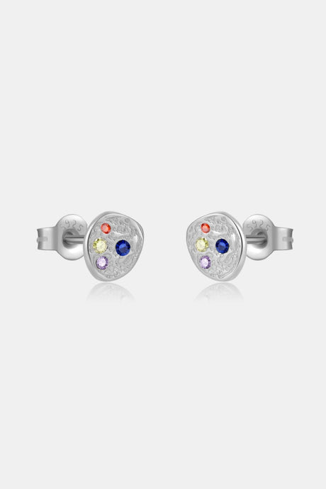 Multicolored Zircon Stud Earrings king-general-store-5710.myshopify.com