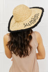 Fame Sunshine Straw Fringe Hat king-general-store-5710.myshopify.com