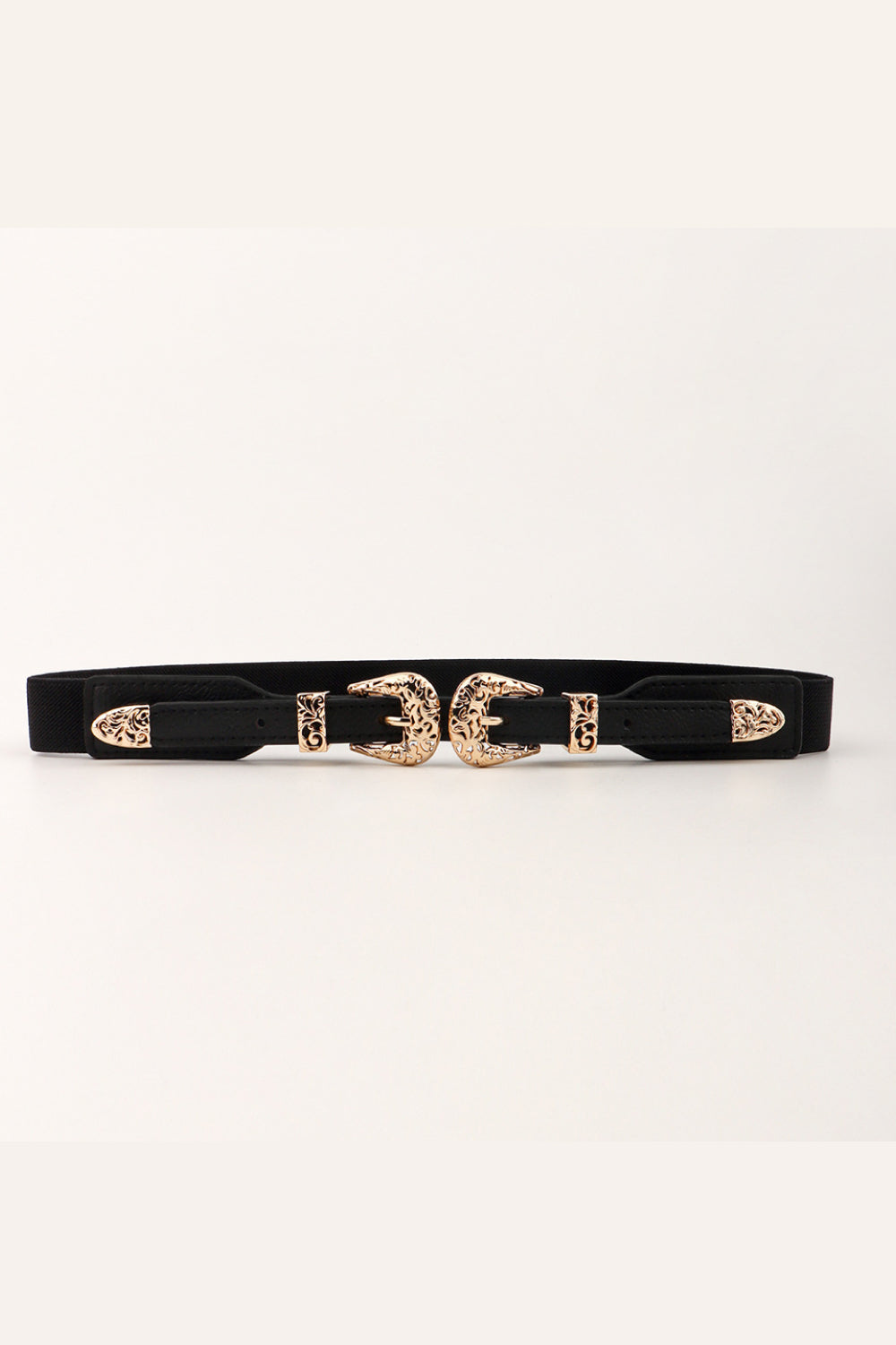 Double Buckle Elastic Belt king-general-store-5710.myshopify.com